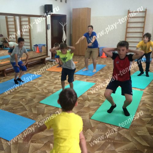 Начало занятий группы по ОФП Начало занятий группы по ОФП