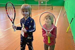 Открытый урок по теннису для детей 4-6 лет